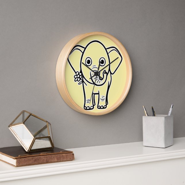 RG RA Egg Art Clock (Office)