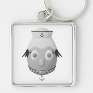 RG RA Egg Art Key Ring