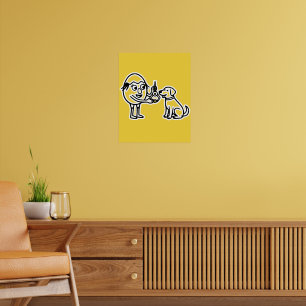 RG RA Egg Art Poster