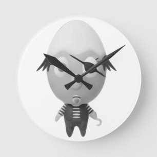 RG RA Egg Art Round Clock