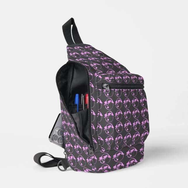 RG RA Egg Art Sling Bag (Open)