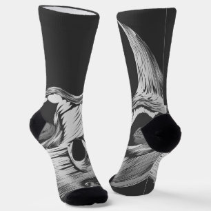RG RA Egg Art Socks