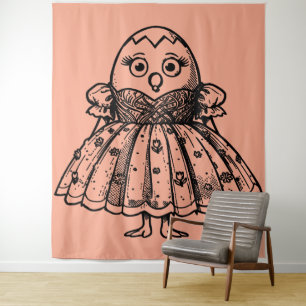 RG RA Egg Art Tapestry