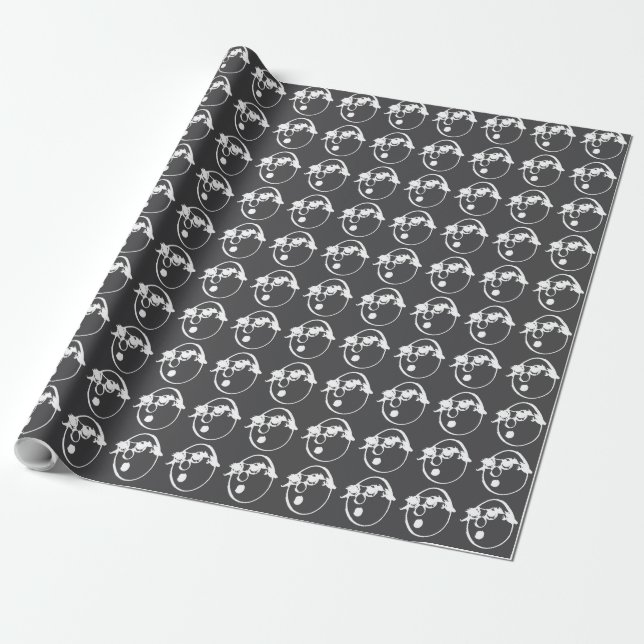 RG RA Egg Art Wrapping Paper (Unrolled)