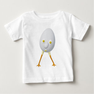 RG & RA Quirky Egg Character Cute Design Baby T-Shirt
