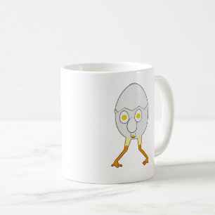 RG & RA Quirky Egg Character Cute Design Coffee Mug