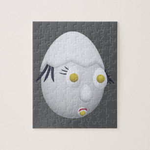 RG & RA Quirky Egg Character Cute Design Jigsaw Puzzle