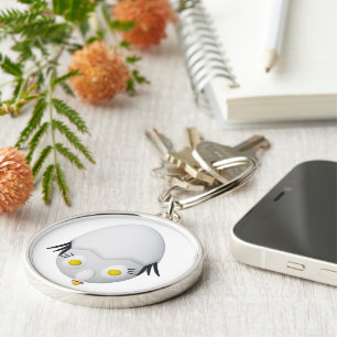 RG & RA Quirky Egg Character Cute Design Key Ring