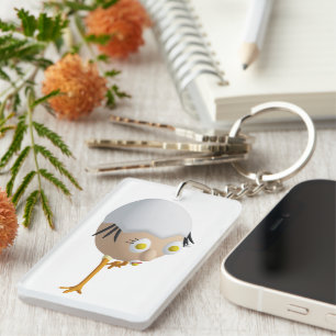 RG & RA Quirky Egg Character Cute Design Key Ring