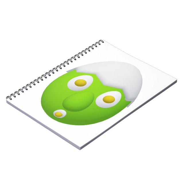 RG & RA Quirky Egg Character Cute Design Notebook (Left Side)