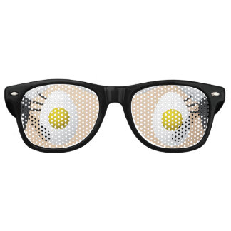RG & RA Quirky Egg Character Cute Design Retro Sunglasses