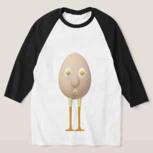 RG & RA Quirky Egg Character Cute Design T-Shirt