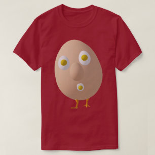 RG & RA Quirky Egg Character Cute Design T-Shirt