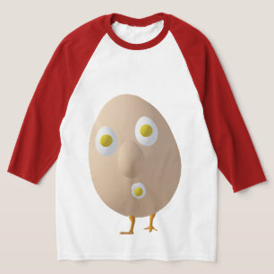 RG & RA Quirky Egg Character Cute Design T-Shirt