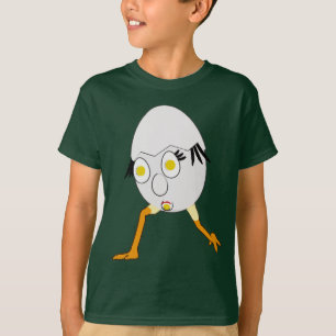 RG & RA Quirky Egg Character Cute Design T-Shirt