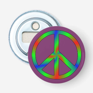 RGB Peace Sign Bottle Opener