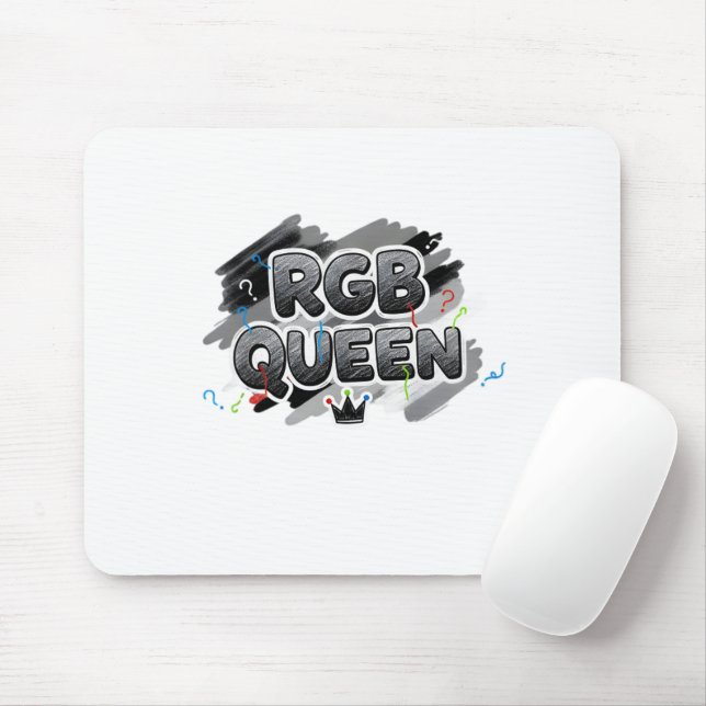 RGB Queen Mouse Pad (With Mouse)