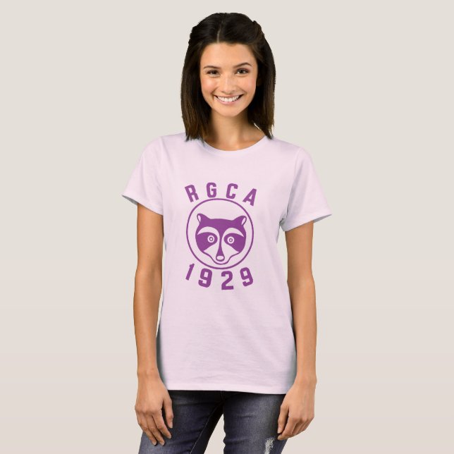RGCA Women's Purple Logo T-shirt (Front Full)
