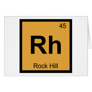 Rh - Rock Hill South Carolina Chemistry Symbol