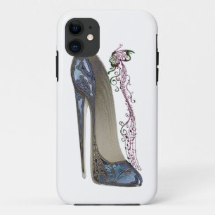 Rhapsody in Blue Stiletto Shoe Art Case-Mate iPhone Case