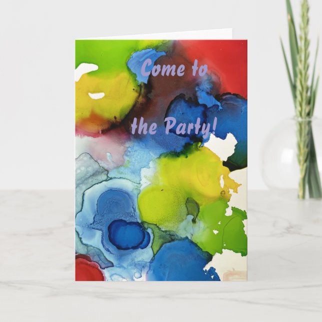 Rhapsody in Ink   Invitation (Front)