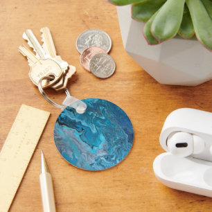 Rhapsody in Turquoise Key Ring