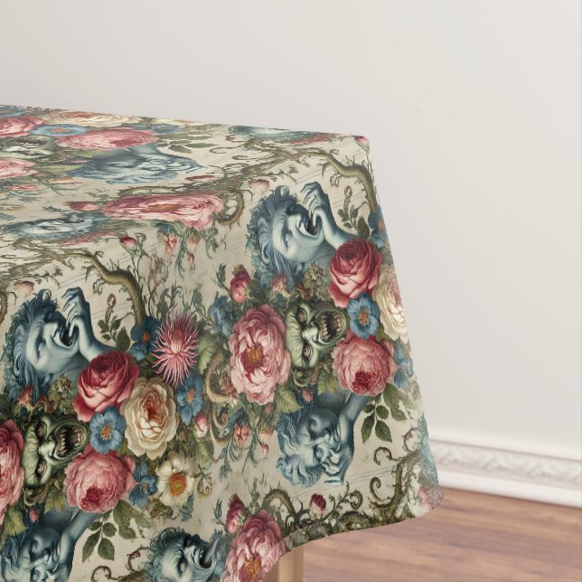Rhapsody Road – Gothic Medium Pattern Tablecloth (In Situ)