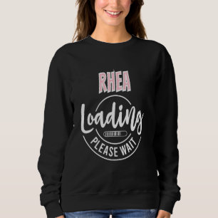 Rhea Custom Personalised Baby Loading Shower Arriv Sweatshirt
