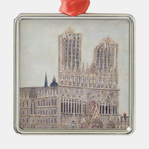 Rheims Cathedral, c.1923 Metal Tree Decoration