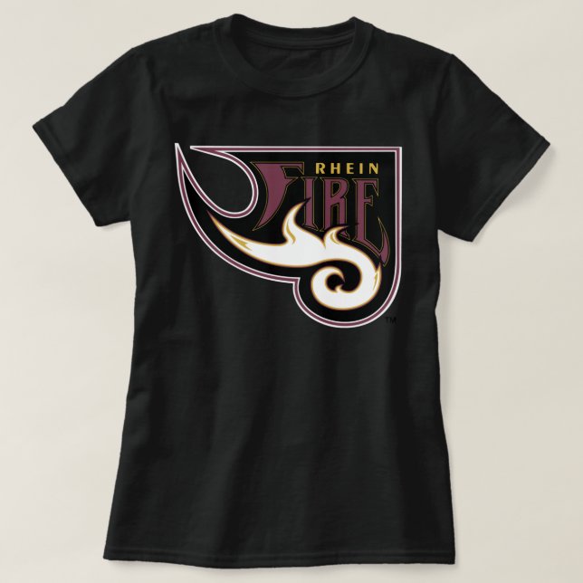 Rhein Fire Vintage Logo Classic T Shirt (Design Front)