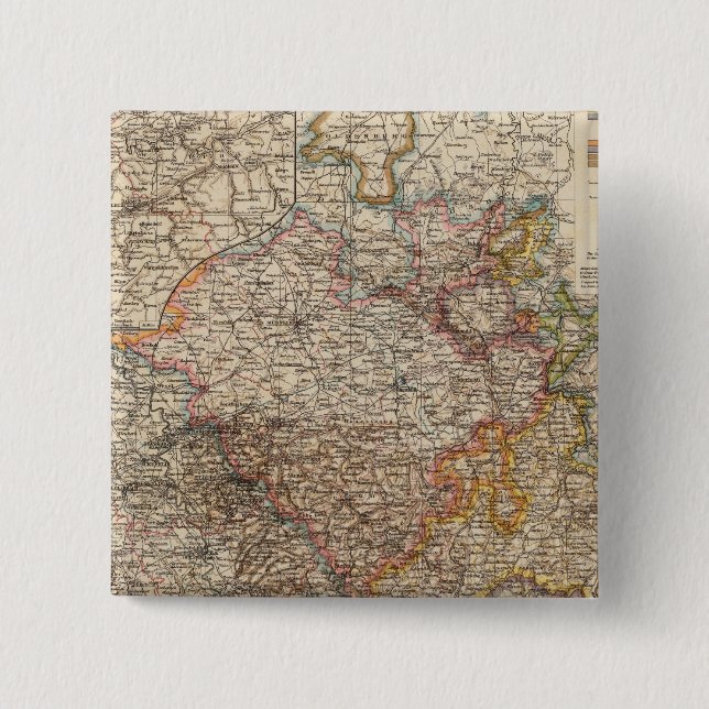 Rhenish Prussia, Westphalia, HesseNassau 15 Cm Square Badge (Front)