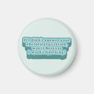 Rhetorical Questions Funny Grammar Magnet
