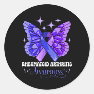 Rheumatoid Arthritis Awareness  Classic Round Sticker