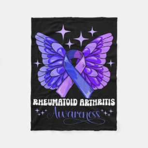 Rheumatoid Arthritis Awareness Fleece Blanket