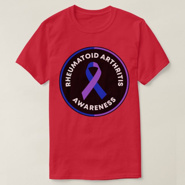 Rheumatoid Arthritis Disability Awareness T-Shirt (Design Front)