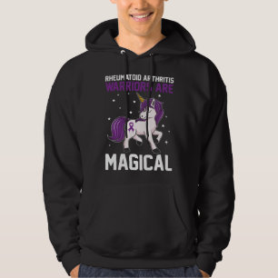 Rheumatoid Arthritis Warriors Are Magical Awarenes Hoodie