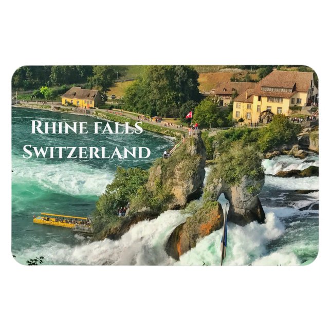 Rhine falls in Switzerland Magnet (Horizontal)