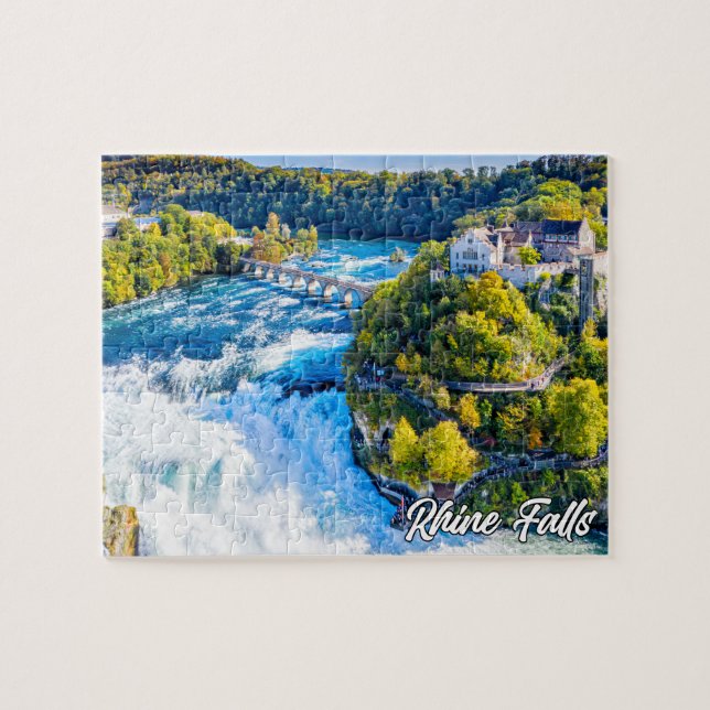 Rhine Falls, Schaffhausen, Switzerland Jigsaw Puzzle (Horizontal)