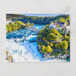 Rhine Falls, Schaffhausen, Switzerland Postcard
