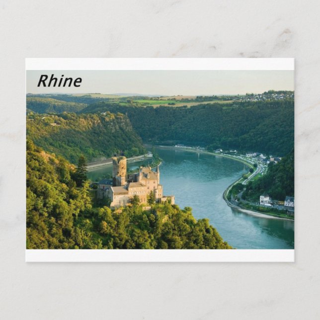 Rhine Germany  Angie. Postcard (Front)
