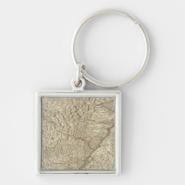 Rhine River Valley, France 2 Key Ring (Front)
