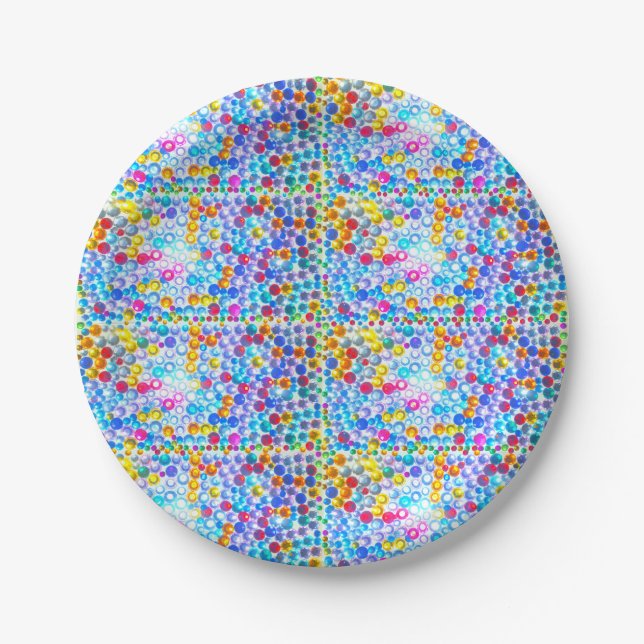 Rhine Stone Paper Plates (Front)