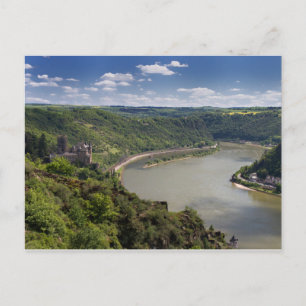 Rhine Valley - Castle Katz postcard