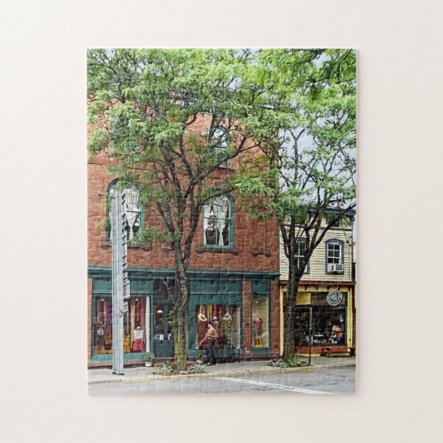 Rhinebeck NY - Market Street Jigsaw Puzzle (Vertical)