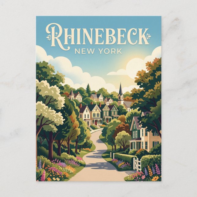 Rhinebeck USA Postcard (Front)