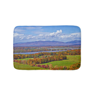 Rhinecliff Bridge in the fall Bath Mat