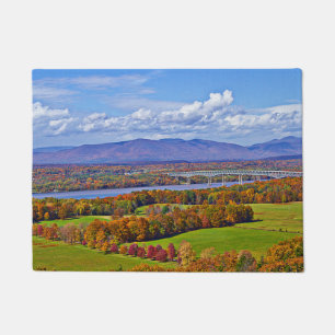 Rhinecliff Bridge in the fall Doormat