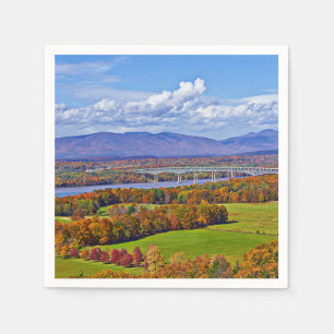 Rhinecliff Bridge in the fall Napkin