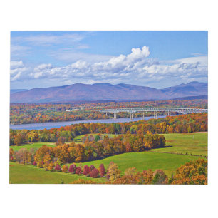 Rhinecliff Bridge in the fall Notepad