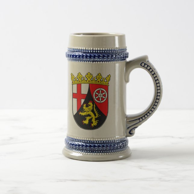 Rhineland-Palatinate Coat of Arms Beer Stein (Right)